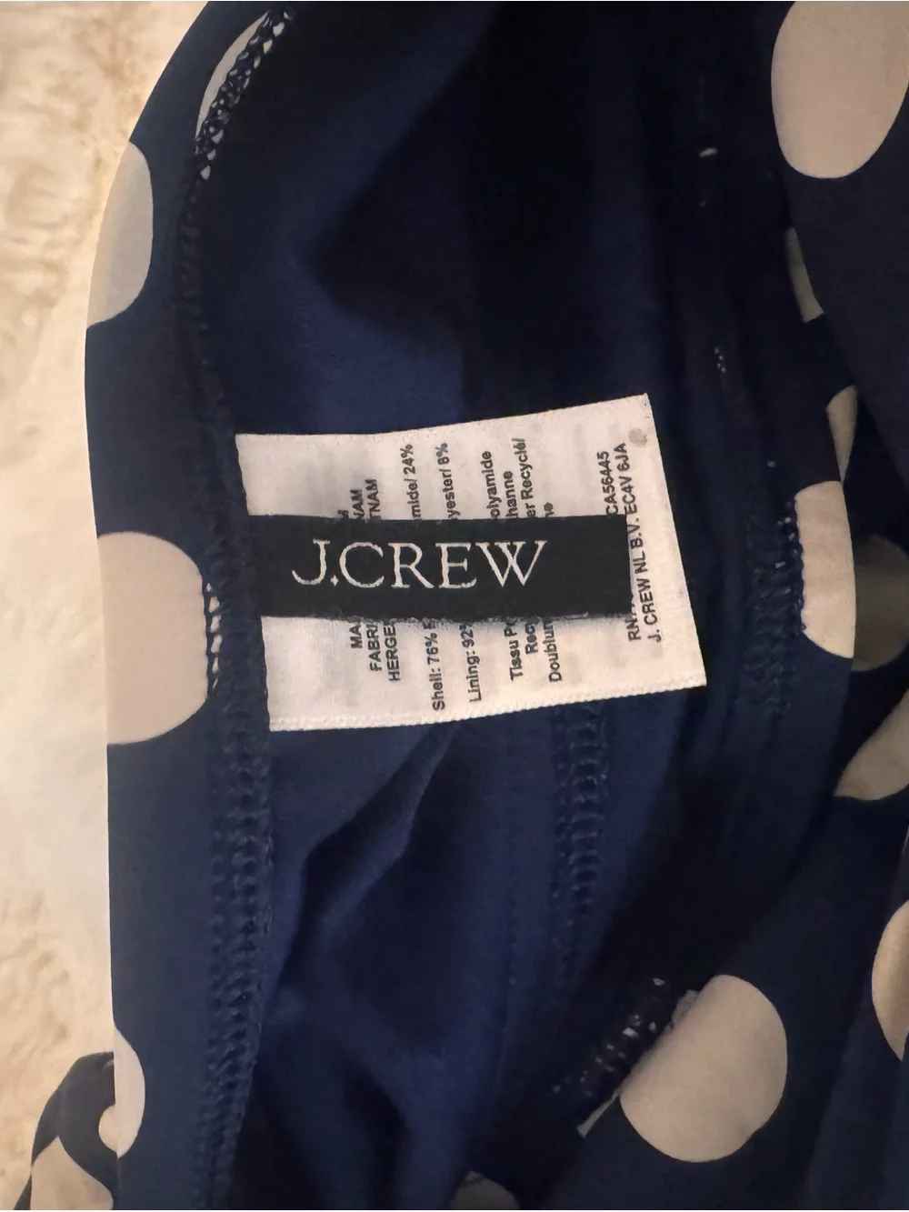 J. Crew dots swimsuit